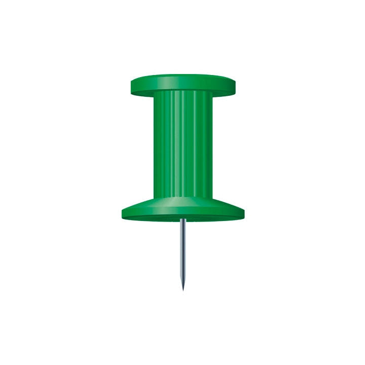 Exacompta - C.25AGUJAS PUSH PINS EXACOMPTA 10MM VERDE 14705E