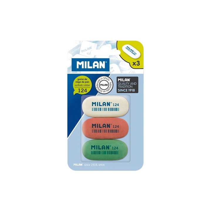 Milan - BLISTER 3 GOMAS MILAS MIGA DE PAN 124 BMM9203