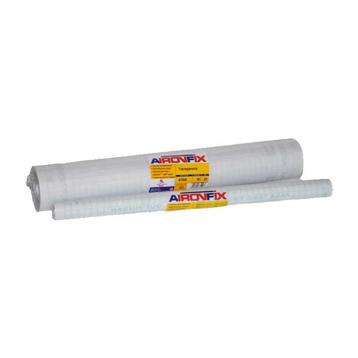 Aironfix - ROLLO FILM AIRONFIX ADH. 45CMX20M MATE TRANSP.