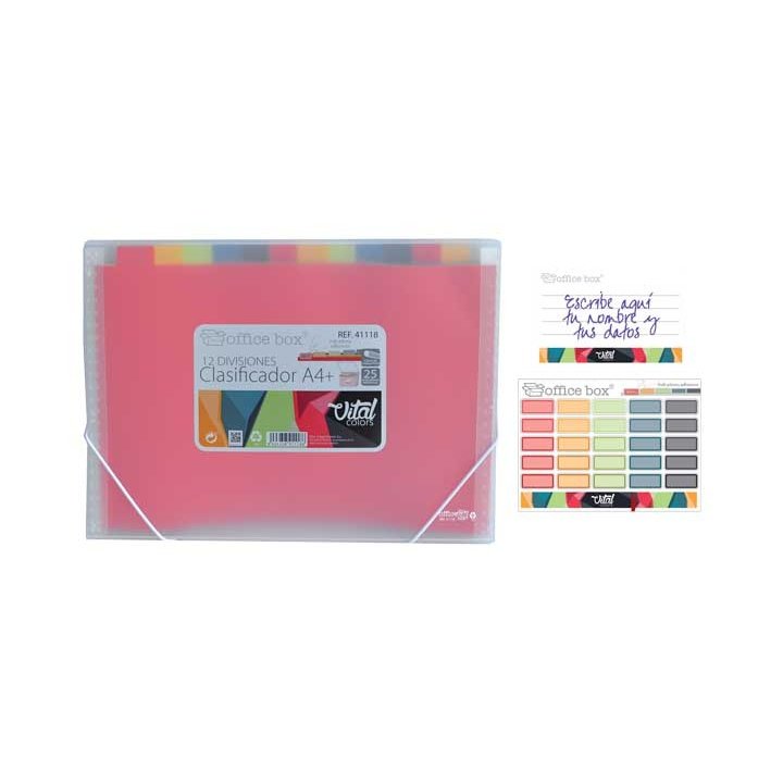 Office Box - CLASIF OFFICE BOX C/GOMAS 12 DIV. VITAL COLORS A4+