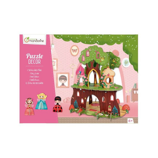 Clairefontaine - PUZZLE CLF 3D MANDARINE DECOR HADAS - Pack de 2 unidades