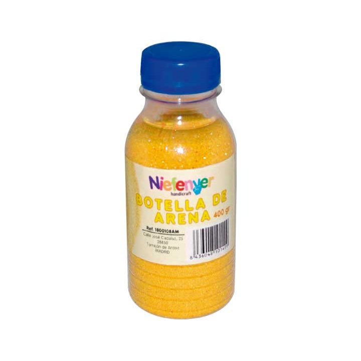 Niefenver - BOTELLA 400GR ARENA NAT. FINA NIEFENVER AMARILLO