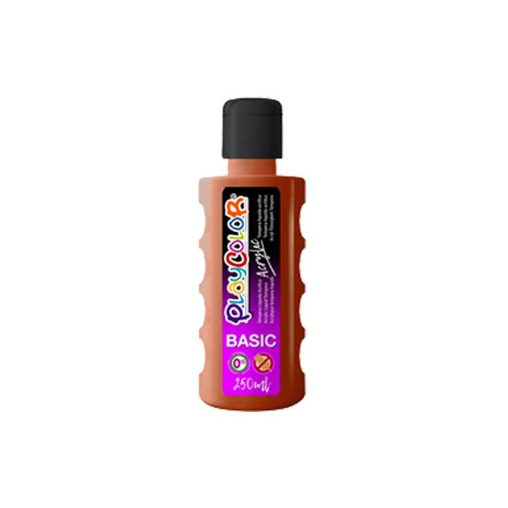 Playcolor - BOTE PINTURA PLAYCOLOR ACRYLIC 250ML MARRON