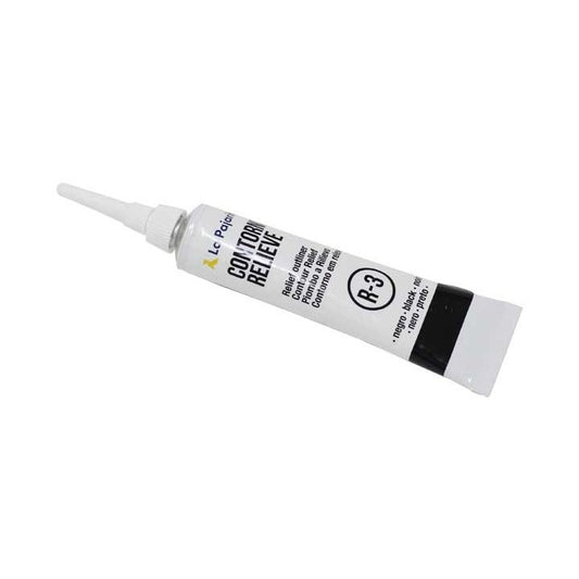 La Pajarita - TUBO 20ML CONTORNO RELIEVE LA PAJARITA NEGRO