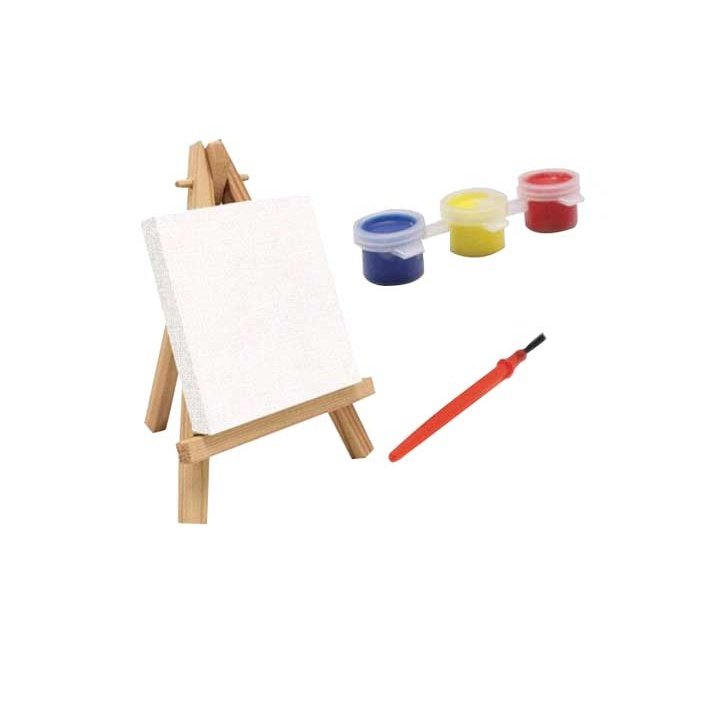 Bismark - BL. MINI LIENZO BISMARK KIDS+PINCEL+3 PINTURAS