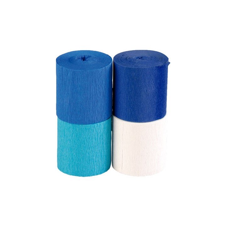 Clairefontaine - B. 4 RO. PAP. CREPE CLAIREFONTAINE 5X10M AZUL