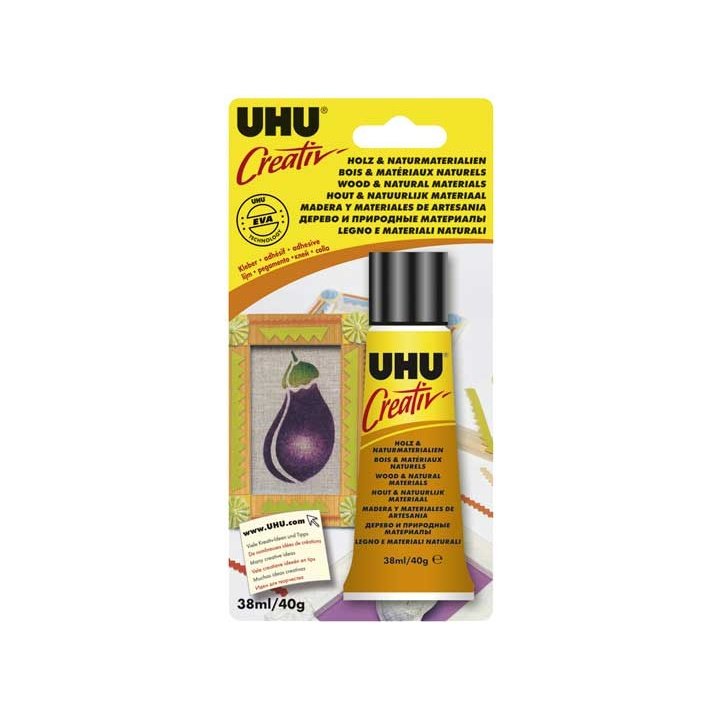 UHU - PEGAMENTO UHU CREATIV MADERA 38ML