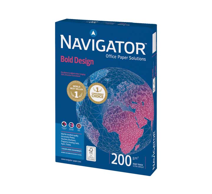 Navigator - PAQ. 150H PAP. NAVIGATOR BOLD DESIGN A4 200GR