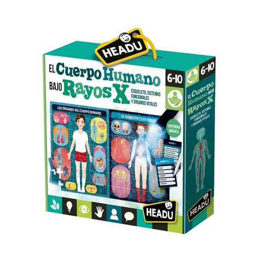 Headu - JUEGO HEADU CUERPO HUMANO RAYOS X