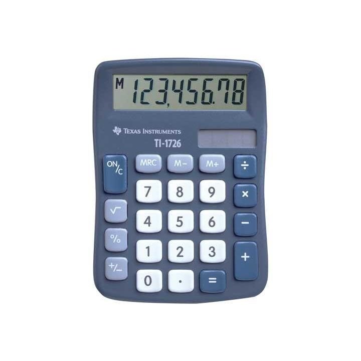 Texas Instruments - CALCULADORA BOLSILLO TEXAS TI-1726 8 DIG