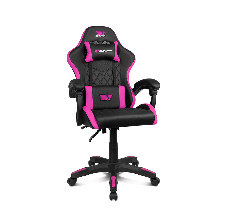 DRIFT - DR35 Silla para videojuegos de PC Asiento acolchado Negro  Rosa