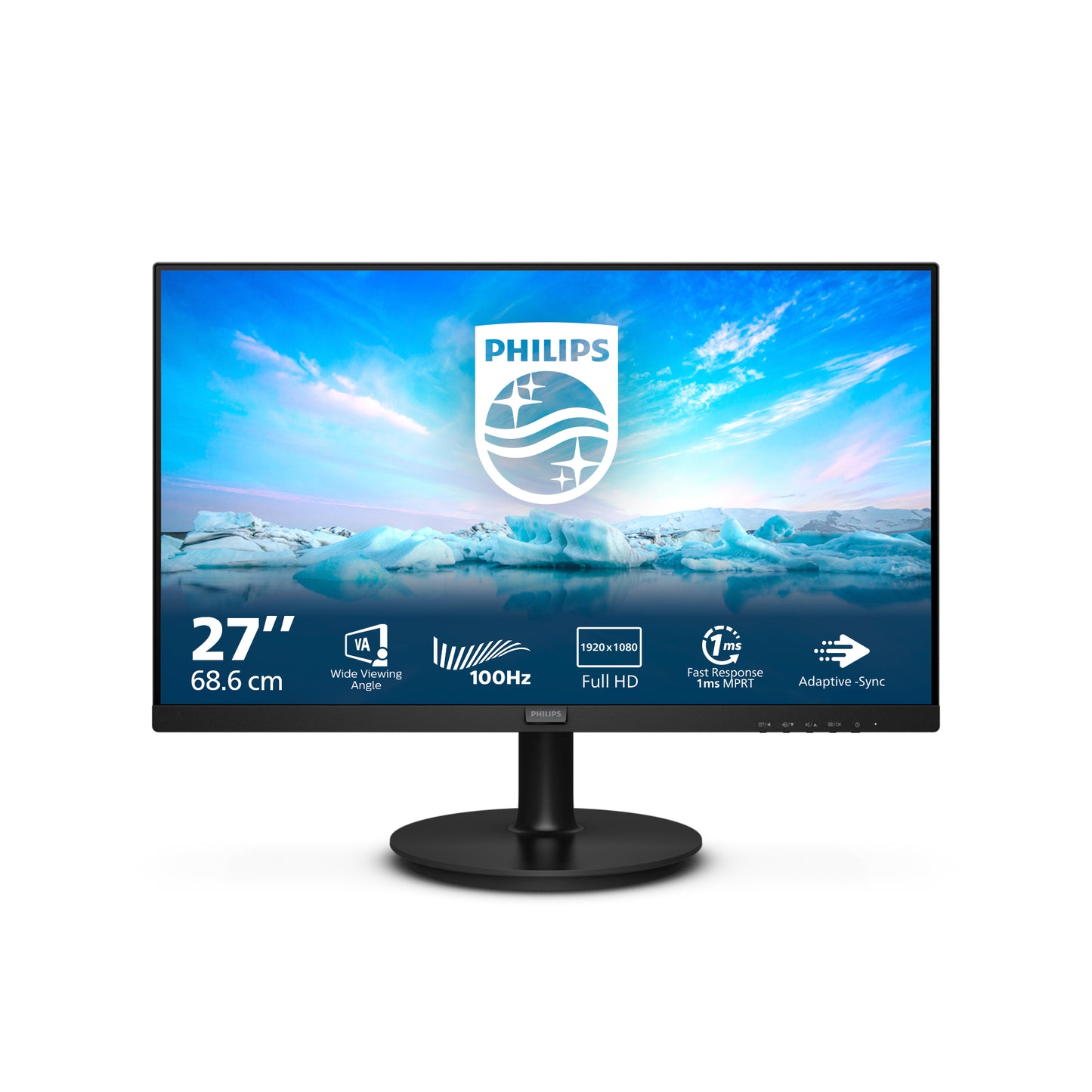 Philips - V Line 271V8LAB/00 pantalla para PC 68 6 cm (27") 1920 x 1080 Pixeles Full HD LCD Negro