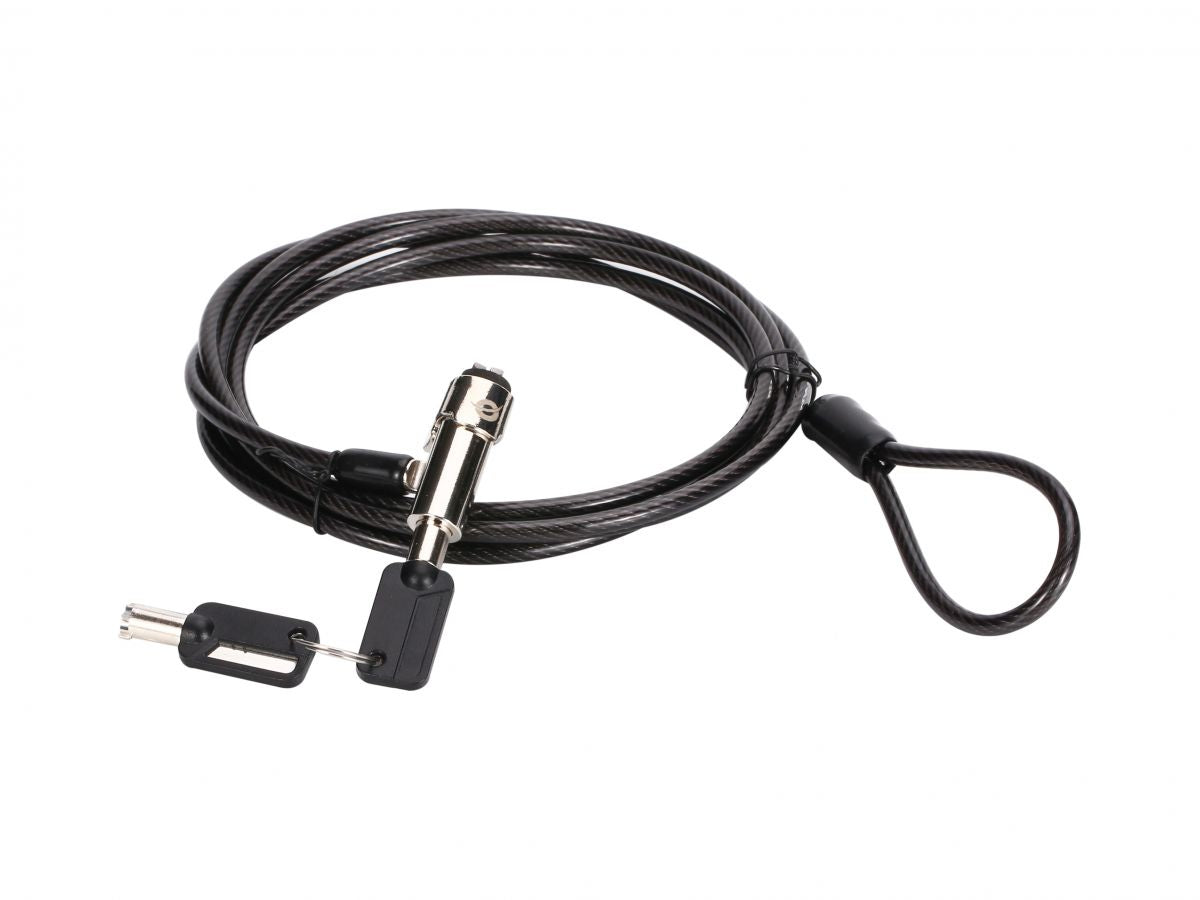 Conceptronic - CUSTODIO02BN cable antirrobo Negro 1 8 m