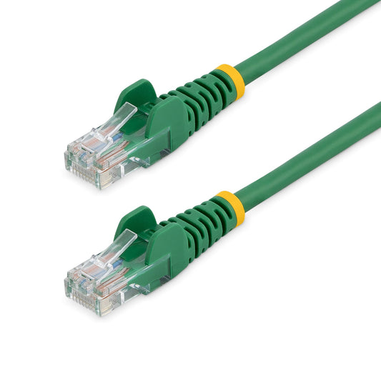 StarTech.com - Cable de Red de 0 5m Verde Cat5e Ethernet RJ45 sin Enganches