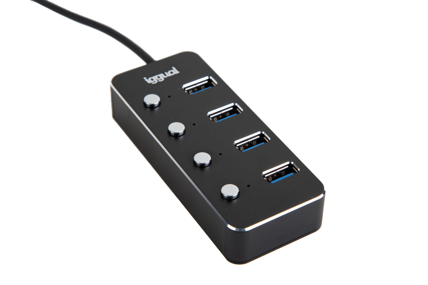 iggual - Hub tipo C x 4 puertos USB 3.1 4 buttons