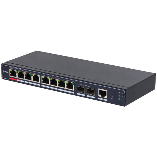 Dahua Technology - PoE SG4010P-2F Gestionado L2 Gigabit Ethernet (10/100/1000) Energía sobre Ethernet (PoE) Negro