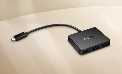 ASUS - USB-C Mini Dock Alámbrico USB 3.2 Gen 2 (3.1 Gen 2) Type-C Negro