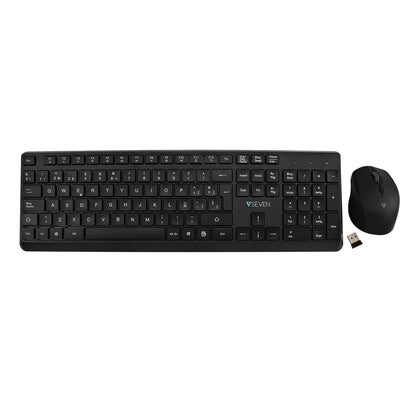 V7 - Combo de teclado y ratón inalámbricos CKW350ES : Modelo para Francia