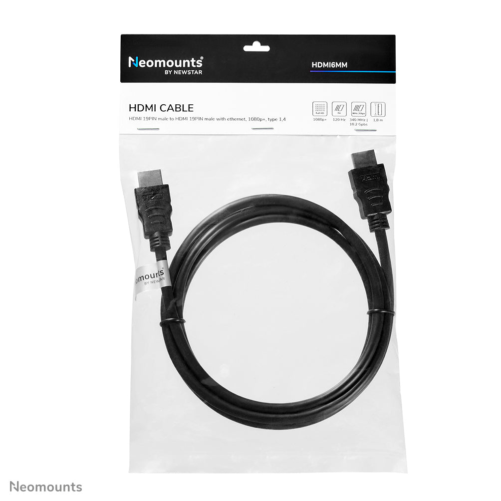 Neomounts - Cable alargador HDMI   1 8 metros