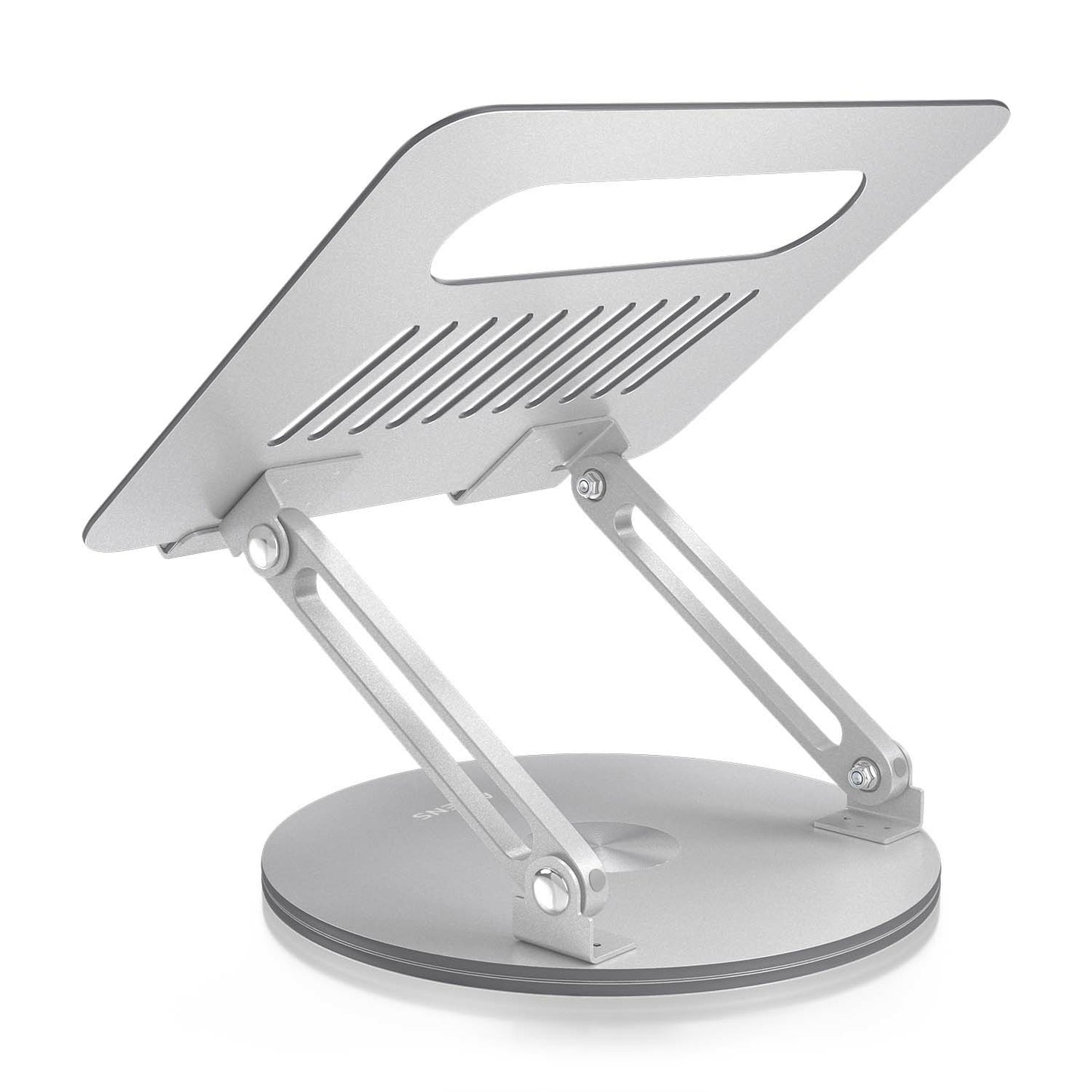 AISENS - Soporte de Sobremesa XL Giratorio Ajustable para Portátil / Tablet 10-17  Plata