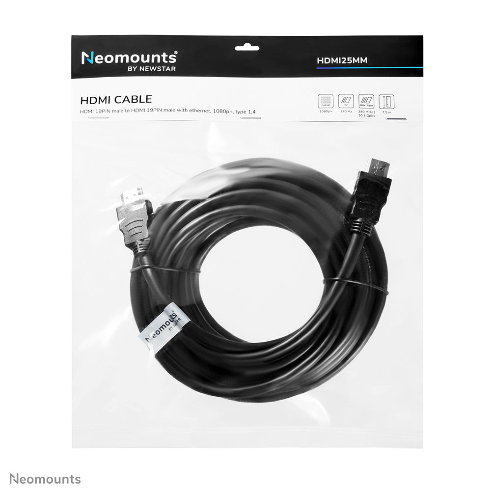 Neomounts - Cable alargador HDMI   7 5 metros