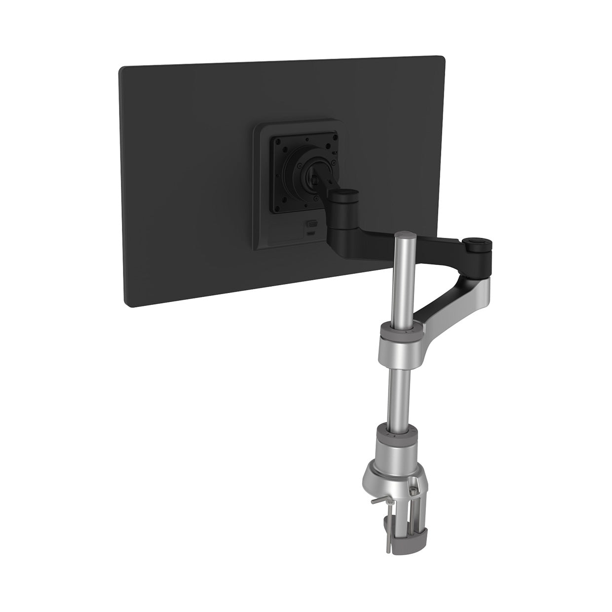 R-Go Tools - Brazo de monitor R-Go Zepher Single  para un monitor  ajustable  capacidad de carga de 0-8 Kg  100% circular  negro