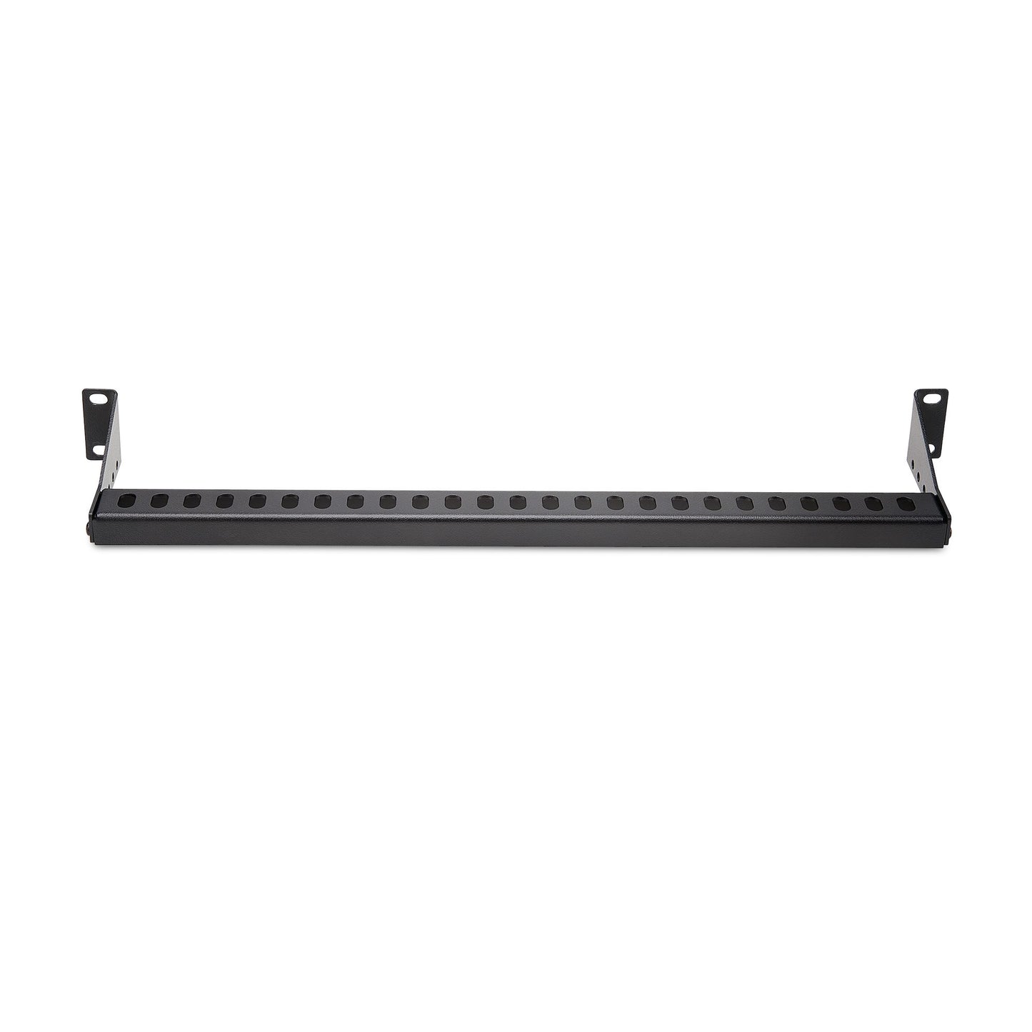 StarTech.com - Barra 1U de Amarre Horizontal para Gestión de Cables en Rack - para Racks de 19" - Profundidad Ajustable - Guía Horizontal para Paneles de Parcheo / Switches / PDUs