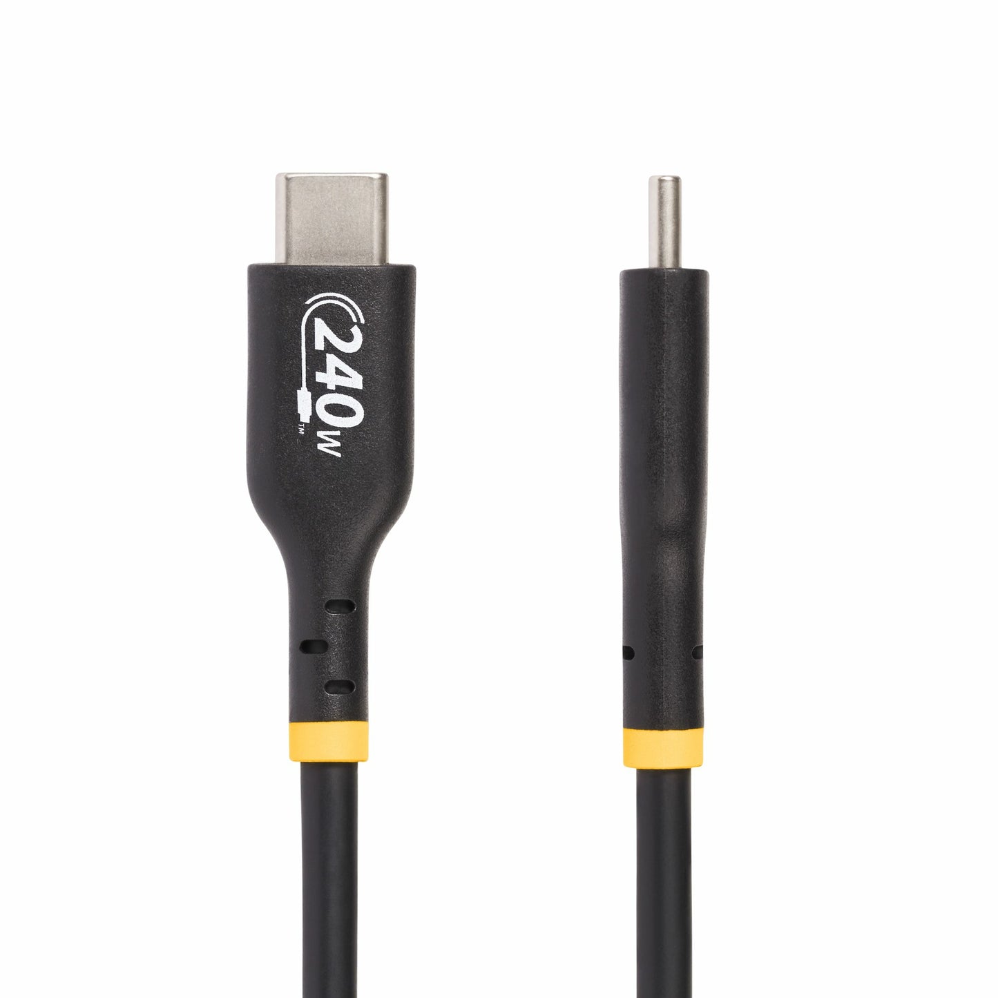 StarTech.com - Cable de Carga USB-C de 2m - Cable USB Tipo C - Certificación USB-IF - PD de 240W EPR - Cable USB 2.0 USB-C de Carga para Portátiles - Recubrimiento de TPE - Macho a Macho