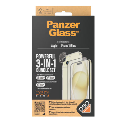 PanzerGlass B1174+2811 protector de pantalla o trasero para teléfono móvil Apple 1 pieza(s)