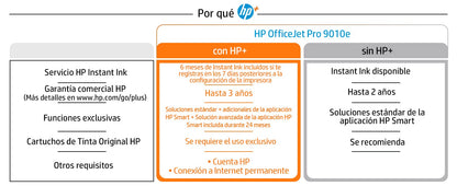 HP OfficeJet Pro Impresora multifunción 9010e