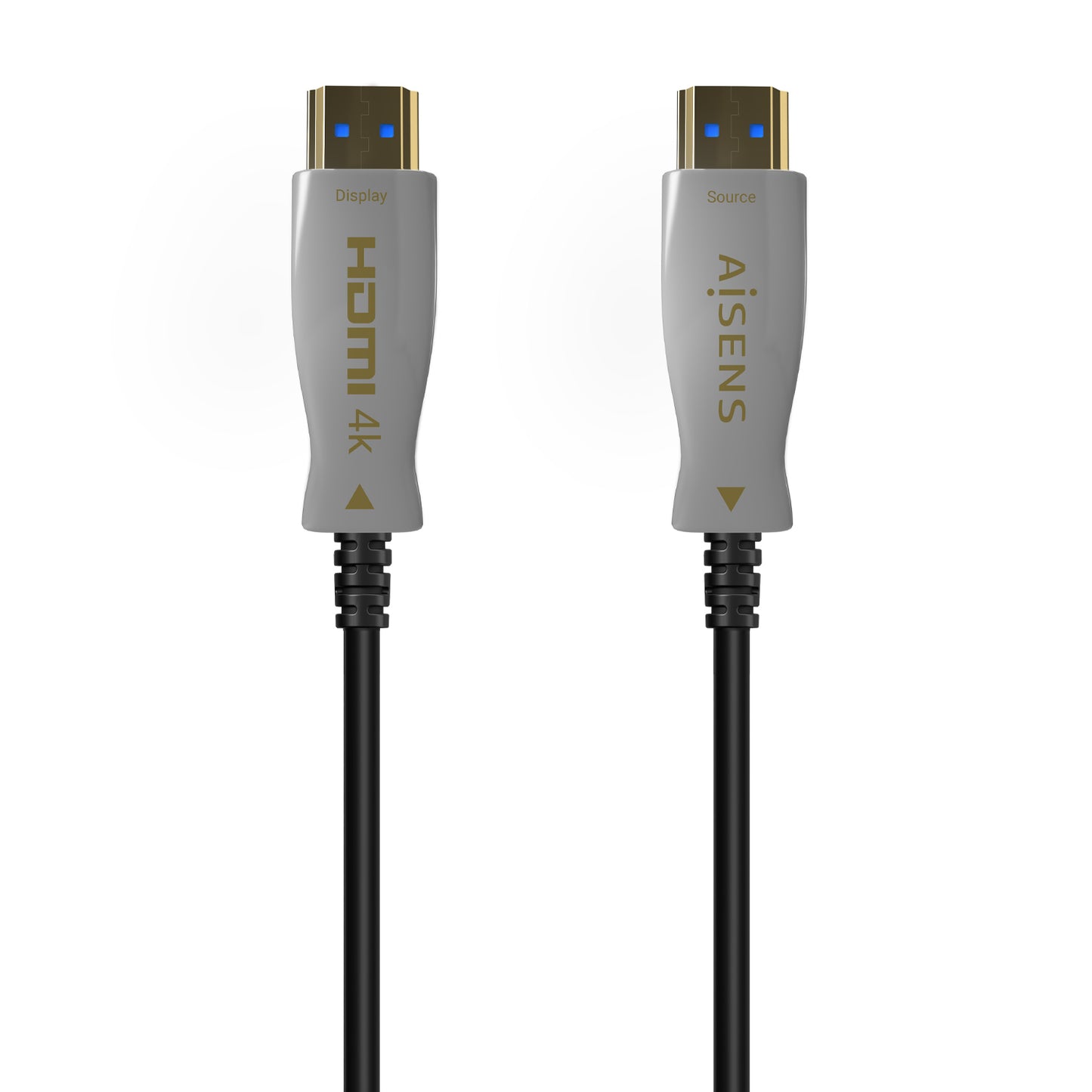 AISENS - Cable HDMI V2.0 AOC Premium Alta Velocidad / Hec 4K@60Hz 4:4:4 18Gbps  A/M-A/M  Negro  150m