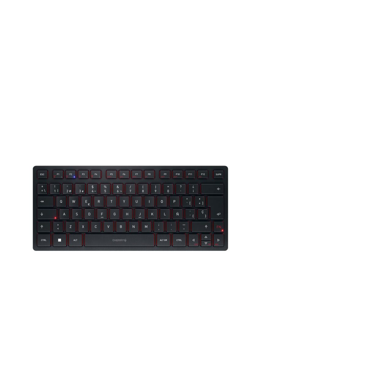 CHERRY - KW 9200 MINI teclado Universal USB + RF Wireless + Bluetooth QWERTY Español Negro