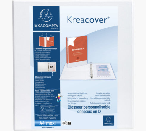 Exacompta - 51825E carpeta Polipropileno (PP) Blanco A4