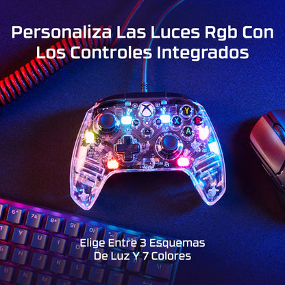 HyperX - HP HYPERX CLUTCH GLADIATE RGB GAMING CONTROLLER - MANDO GAMING RGA CABLE - PC Y XBOX  7D6H2AA