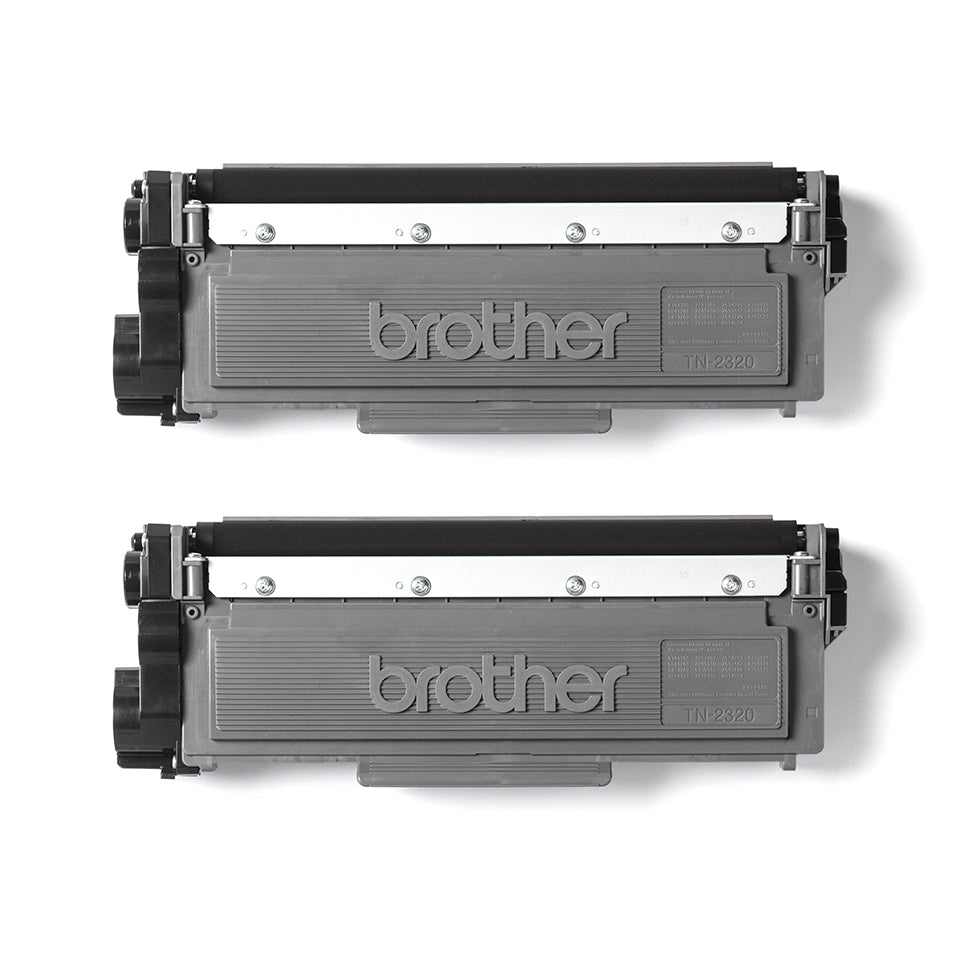 Brother TN-2320TWIN cartucho de tóner 1 pieza(s) Original Negro