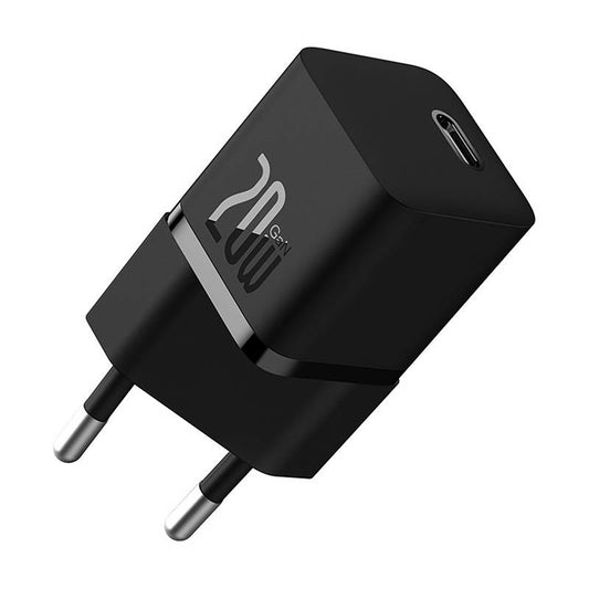 Baseus - GaN5 20W Mini Universal Negro Corriente alterna Carga rápida Interior