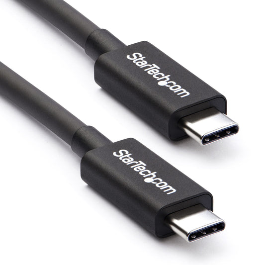 StarTech.com - Cable Thunderbolt 3 Pasivo de 2m - 20Gbps - PD 100W - Vídeo 4K - Cable Thunderbolt - Certificado Thunderbolt - Compatible con USB4 / Modo Alt DP - Thunderbolt 4 - USB 3.2 - USB-C