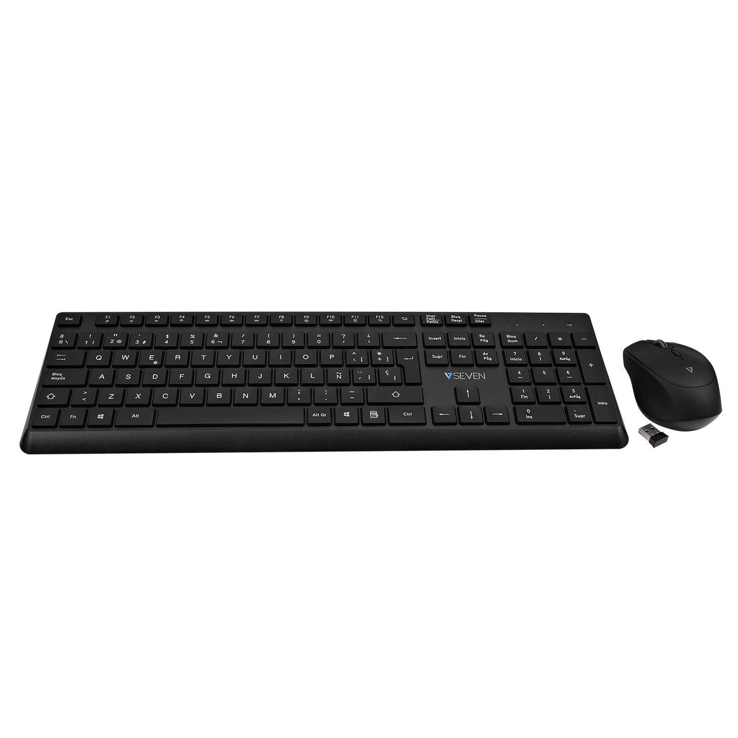 V7 - Combo de teclado y ratón inalámbricos CKW350ES : Modelo para Francia