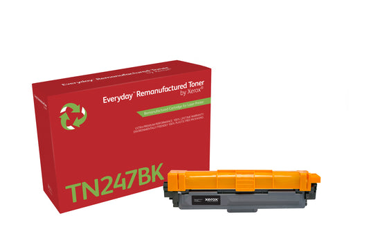 Everyday Tóner ™ Negro remanufacturado de Xerox es compatible con Brother TN247BK, High capacity