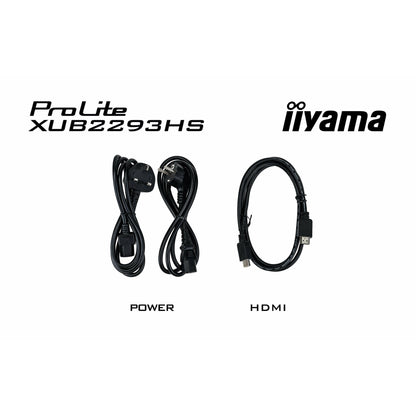 iiyama - ProLite XUB2293HS-B6 pantalla para PC 54 6 cm (21.5") 1920 x 1080 Pixeles Full HD LED Negro