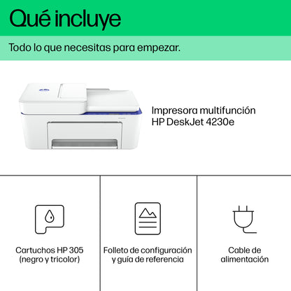 HP - Impresora multifunción DeskJet 4230e