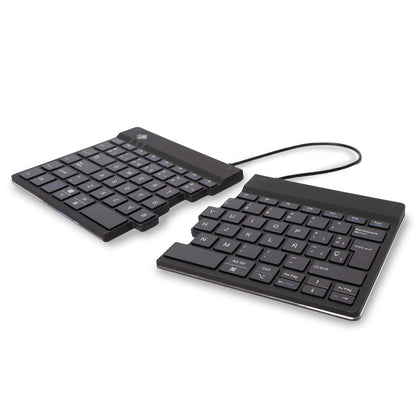 R-Go Tools - Teclado ergonómico R-Go Split Break con software de pausa  teclado dividido ergonómico  QWERTY (ES)  bluetooth  negro