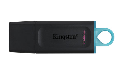 Kingston Technology - DataTraveler Exodia unidad flash USB 64 GB USB tipo A 3.2 Gen 1 (3.1 Gen 1) Negro  Turquesa