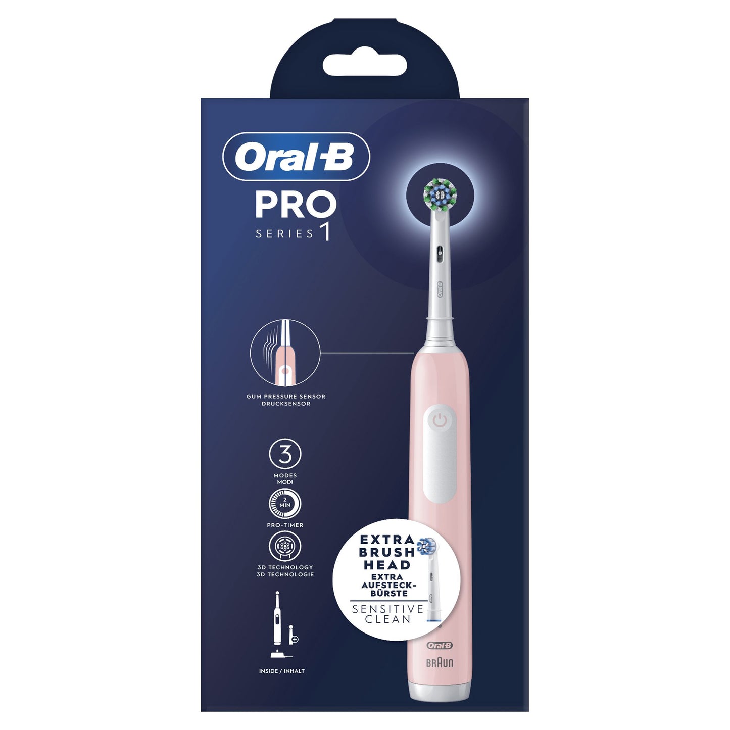 Oral-B - Pro Series 1 Adulto Cepillo dental oscilante Rosa