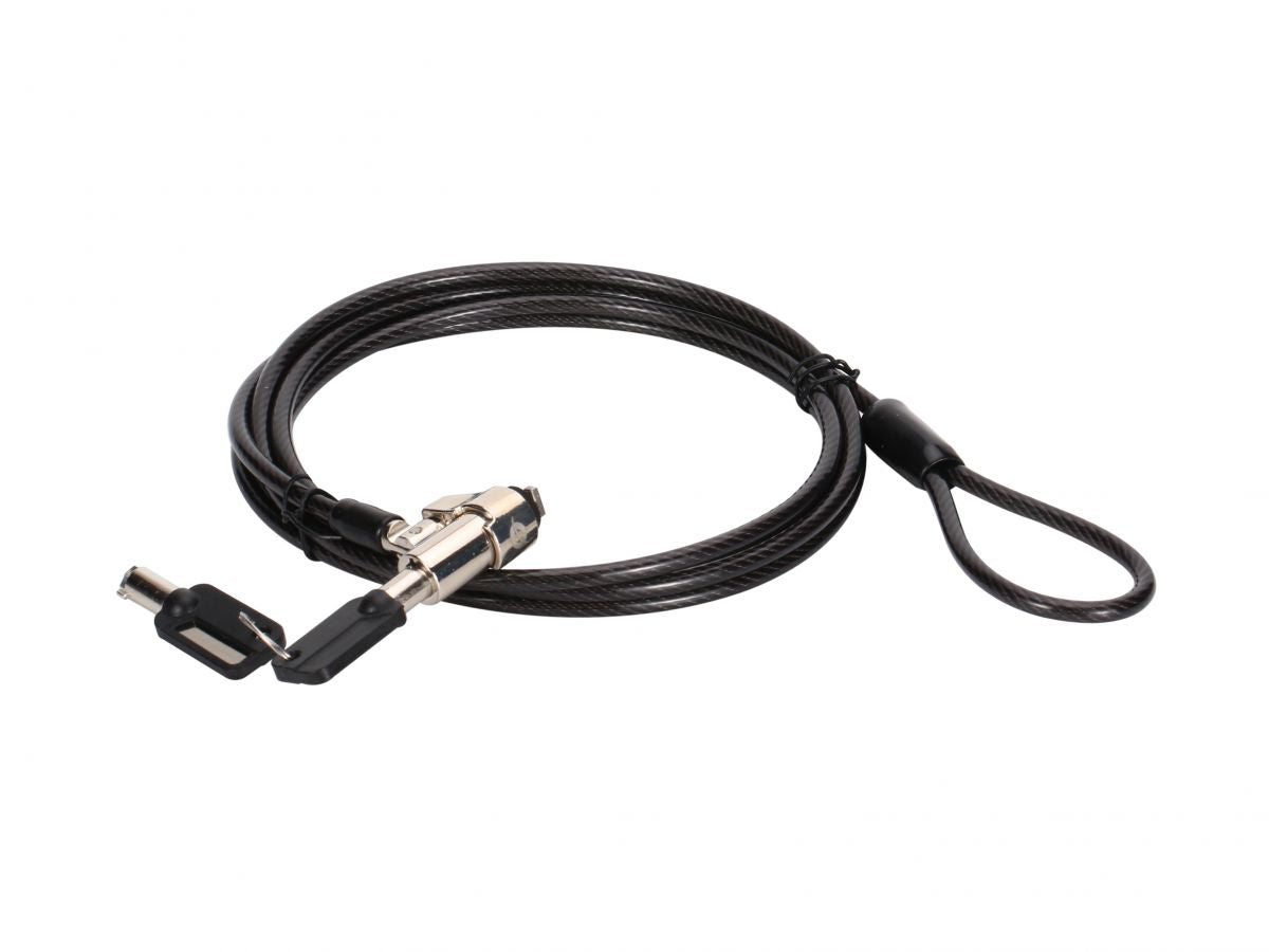 Conceptronic - CUSTODIO02BS cable antirrobo Negro 1 8 m