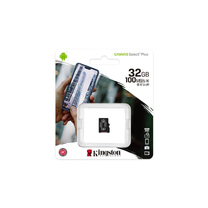 Kingston Technology - Canvas Select Plus 32 GB MicroSDHC UHS-I Clase 10