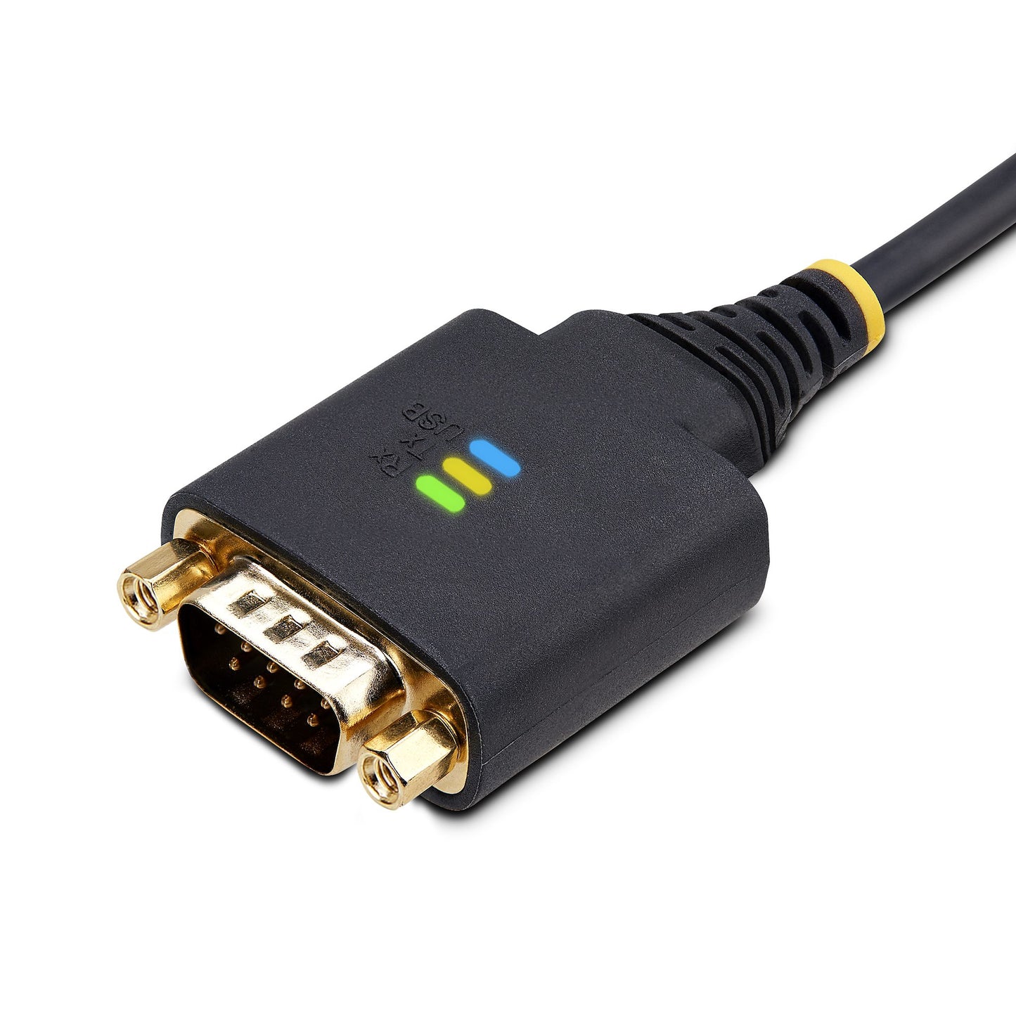 StarTech.com - Cable Adaptador USB a Serie de 3m - Retención COM - FTDI - USB a DB9 RS232 Serial - Tornillos Intercambiables - Protección ESD - Windows/macOS/Linux