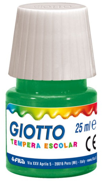 Giotto - F356913 pintura a base de agua Verde 25 ml Botella 6 pieza(s)