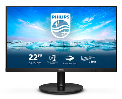 Philips - V Line 222V8LA/00 pantalla para PC 54 6 cm (21.5") 1920 x 1080 Pixeles Full HD LCD Negro