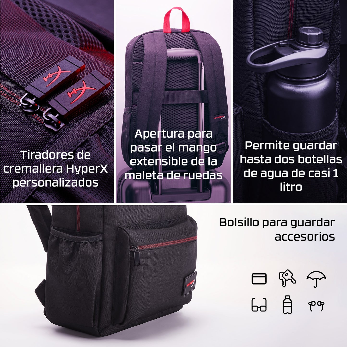 HyperX - HP HYPERX DELTA MOCHILA -  8C524AA